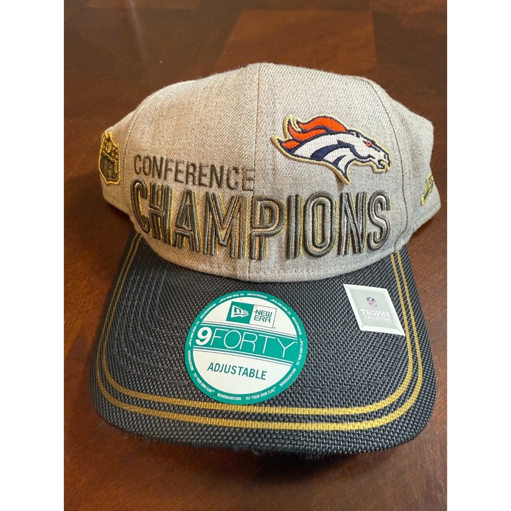 Denver Broncos Super Bowl 50 Conference Champions New Era 9FORTY Hat Adjustable